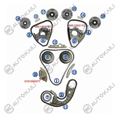 Kit de cadeia de cronometragem para o AUDI A8L CEUA/CEUE 4.0TFSI 10-13