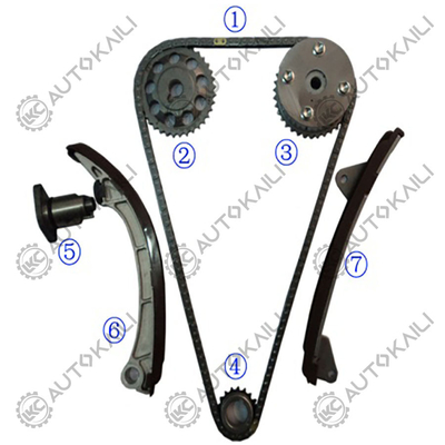 Kit de cadeia de cronometragem para COROLLA VERSO E11/E12 3ZZ-FE 1.6L 00-07