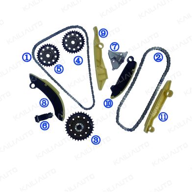 Kit de cadeia de tempo PA66 / PA46 de plástico para Defender Diesel AJ20D6 3.0T 20-