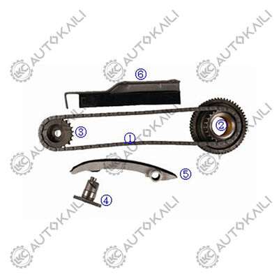 Kit de cadeia de tempo PA66 / PA46 de plástico para L200 4WD Diesel 4M40T 2.8L 03-06