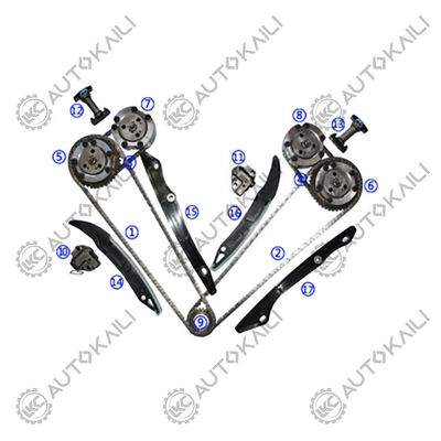 Kit de cadeia de tempo para Ford 302CU. IN. V8 GAS DOHC Petrol Coyote 5.0L 13-15
