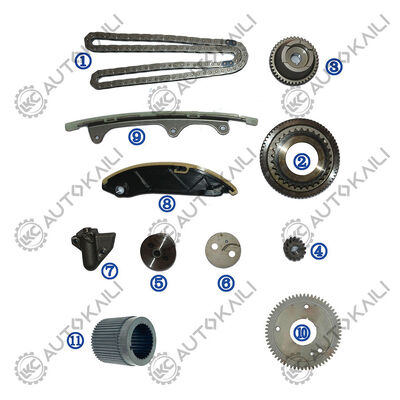 Kit de corrente de distribuição de plástico PA66 / PA46 para MITSUBISHI L200 Diesel 4N15 2.4L 14-