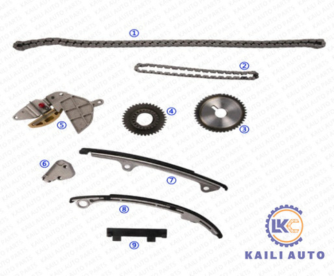 Jogo cronometrando da corrente para o motor 1998CC QR20DE 13028-6N201 9*164L de NISSAN ALTIMA X-TRAIL PRIMERA (P12) X-TRAIL (T30)