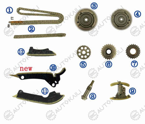 Kit de cadeia de tempo para BENZ E-CLASS 2.0L OM654 DIESE 10-17 A0019930576 102L
