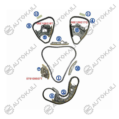 Kit de cadeia de cronometragem para o AUDI A8L CEUA/CEUE 4.0TFSI 10-13
