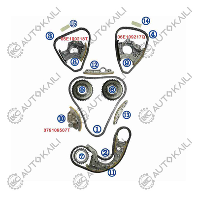 Kit de cadeia de cronometragem para o AUDI A8L CEUA/CEUE 4.0TFSI 10-13