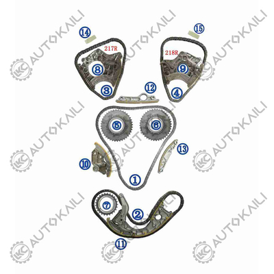 Kit de cadeia de tempo para AUDI A8 (4E8) BVJ 257KW 4.2FSI 07-10