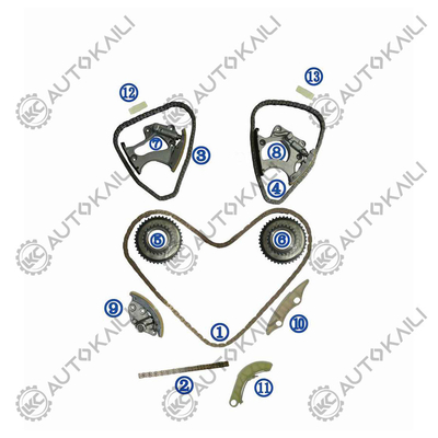 Kit de cadeia de cronometragem para AUDI Q7 45/55 TFSI CREC 30TFSI 16-19 AUDI A6 Quattro CTDB 3.0TFSI 17-18 AUDI A7 Quattro CREC 3.0TFSI 16- AUDI A8L Quattro CREG CTDA 3.0TFSI 15- AUDI S5 CTDA 3.0TFSI 16