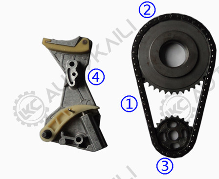 Kit de tensão de cadeia de bomba de óleo para Audi A4 A6 2.0TDI