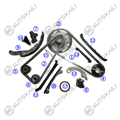 Kit de cadeia de tempo para NISSAN YD25DDTI Single NAVARA 2.5DCI CABSTAR Plataforma/Chassis NP300 NAVARA (D40) 2.5 dCi 4WD 06.8-10.1 PATHFINDER III ((R51) 2.5 dCi 4WD 06.8-10.1 PICK UP III (D22) 2.5 D 4WD 06