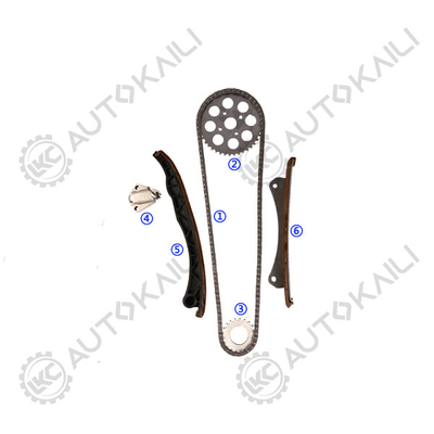 Kit de cadeia de tempo para OPEL/VAUXHALL AGILA Z 13 DT / Z 13 DTJ 1248CC 03.8- ASTRA H / Mk V Z 13 DTH 1248CC 04.1-09.5 ASTRAVAN Mk V (H) 1.3 CDTi Z 13 DTH 05.8- COMBO Mk II (C) (F25) 1.3 CDTI 16V Z 13
