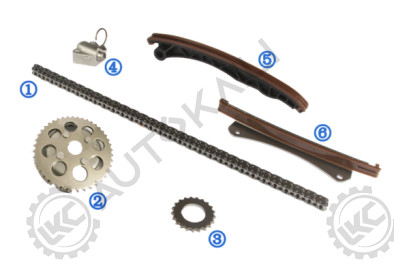 Kit de cadeia de cronometragem para OPEL VAUXHALL CORSA E 15-ON 1.3 B13DTC