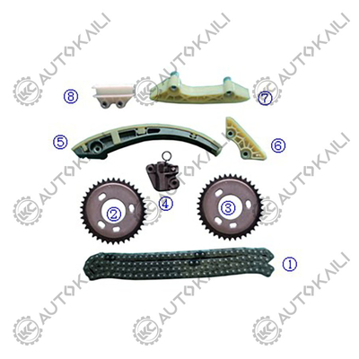 Kit de corrente de distribuição de plástico PA66 / PA46 para FORD TRANSIT TDCi Diesel V.184 90/75 2.0T 04-06