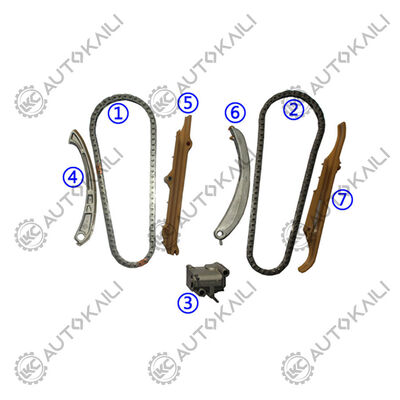 Kit de cadeia de cronometragem de plástico PA66 / PA46 para Land Rover Range Rover II P38A 4x4 Diesel 256T 2.5L 94-02