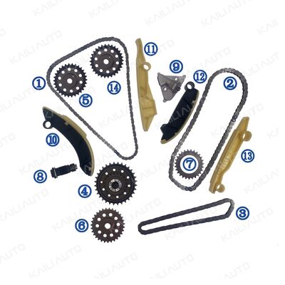 Kit de cadeia de tempo PA66 / PA46 de plástico para Defender Diesel AJ20D6 3.0T 20-