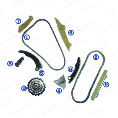 Kit de cadeia de tempo PA66 / PA46 de plástico para gasolina AJ300P