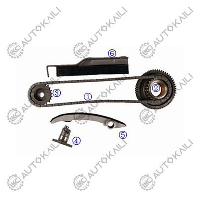 Kit de cadeia de tempo PA66 / PA46 de plástico para L200 4WD Diesel 4M40T 2.8L 03-06