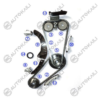 Kit de cadeia de tempo para ACC10 D4FA 1.4/1.5/1.6 CRDi