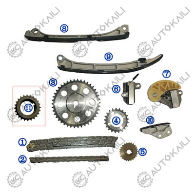 Kit de cadeia de cronometragem de plástico PA66 / PA46 Para MAZDA CX-5 KE Diesel SHY4/SHY6 2.2L 12-18