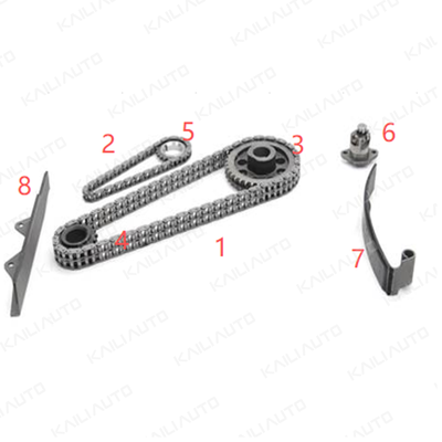 Kit de cadeia de tempo PA66 / PA46 de plástico para MAZDA GLC 323 E3 1.3L 77-86