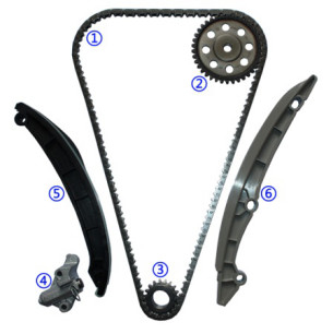 Kit de corrente de distribuição para VW Tiguan / Sharen / Golf 6 CABRIOLET / SCIROCCO / EOS