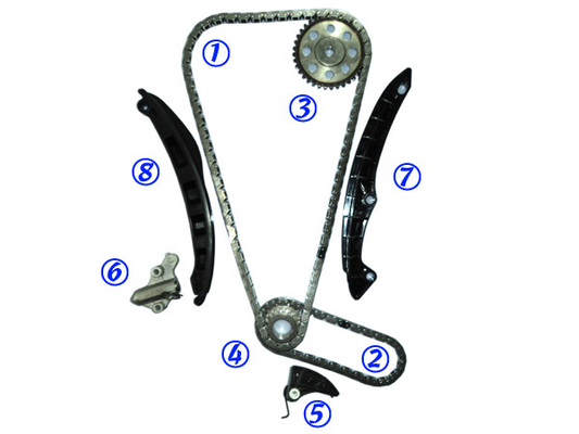 Jogo cronometrando da corrente para o motor CAXA/CAXC/BAG/BLF/BLP 1.6L 03C109158A de Polo Skoda Octavia EA111 do golfe da VW de AUDI A3