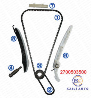 Jogo cronometrando da corrente para o motor M274 M270 1.6T/2.0T 0009933978 do BENZ C200 C300 E200 A180 B180 A260 CLA180 CLS GLA200 GLA260