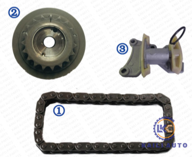 Jogo cronometrando da corrente para o GÁS DOHC 1984CC 121 CU.IN 2.0L 06D109229A do EOS GTI JETTA de VW Golf do BESOURO de AUDI TT A4 A3