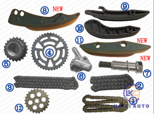 Jogo cronometrando da corrente para o MINI 118 218 320 316 418 420 motor de BMW X1 X3 X4 X5 X6 N47 N47S N47N B47 N57Z N57 N57N 11528589971