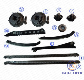 expedição F6TZ6268AA de Kit For FORD F350 F250 F150 da corrente do sincronismo de 8*122L XL1Z6L266AA VVT