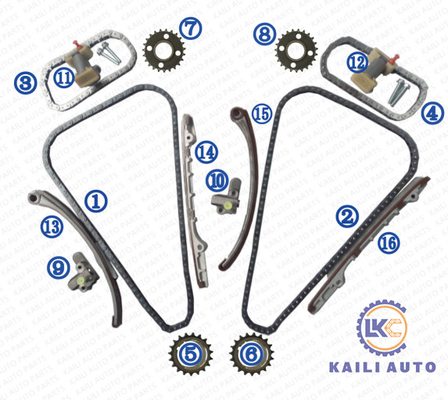 A corrente do sincronismo de DAIMLER ajustou X300 SEIS Because/SUPER V8 4.0L 3996CC 97-02