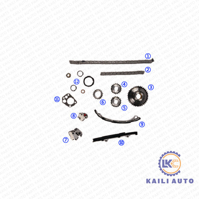 Conjunto da corrente do sincronismo de KA24DE 2.4L para NISSAN Altima Frontier 13028-9E000 92L 13028-9E010 48L