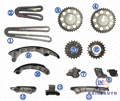 Corrente Kit For TOYOTA FORTUNER HILUX INNOVA 13507-0E010 116L 13550-0E010 do sincronismo de 1GD 2GD 2.8T