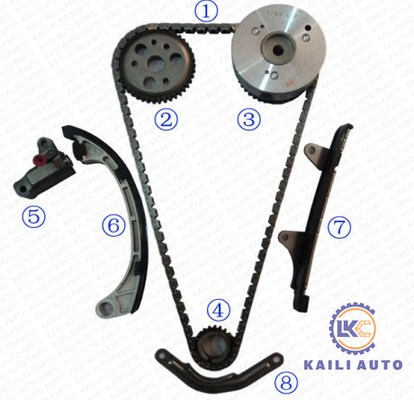 motor 1SZ P1 SCP10 13506-23010 13523-97401 da corrente do sincronismo do ECO PLATZ VITZ de TOYOTA do jogo de 1.0L DOHC 16V VVT