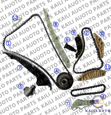 corrente Kit For AUDI A4 A5 A6 Q5 VW Golf Skoda Octavia EA888 06K109158AD do sincronismo de 1.8T 2.0TFSI